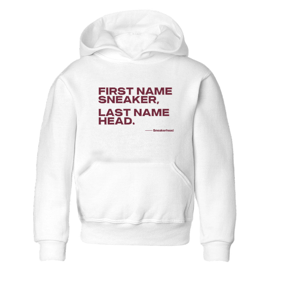 AJ1 High '85 Metallic Burgundy shirts to match jordans My Name Is Sneakerhead sneaker match tees 1s High '85 Metallic Burgundy SNRT Sneaker Tees streetwear brand Baby and Youth White 2 cotton tee
