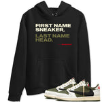 1s Travis Scott Medium Olive shirts to match jordans My Name Is Sneakerhead sneaker match tees Air Jordan 1 Travis Scott Medium Olive SNRT Sneaker Tees streetwear brand