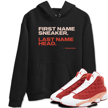 AJ13 Dune Red shirts to match jordans My Name Is Sneakerhead sneaker match tees Air Jordan 13 Dune Red SNRT Sneaker Tees streetwear brand Black 1 unisex cotton tee