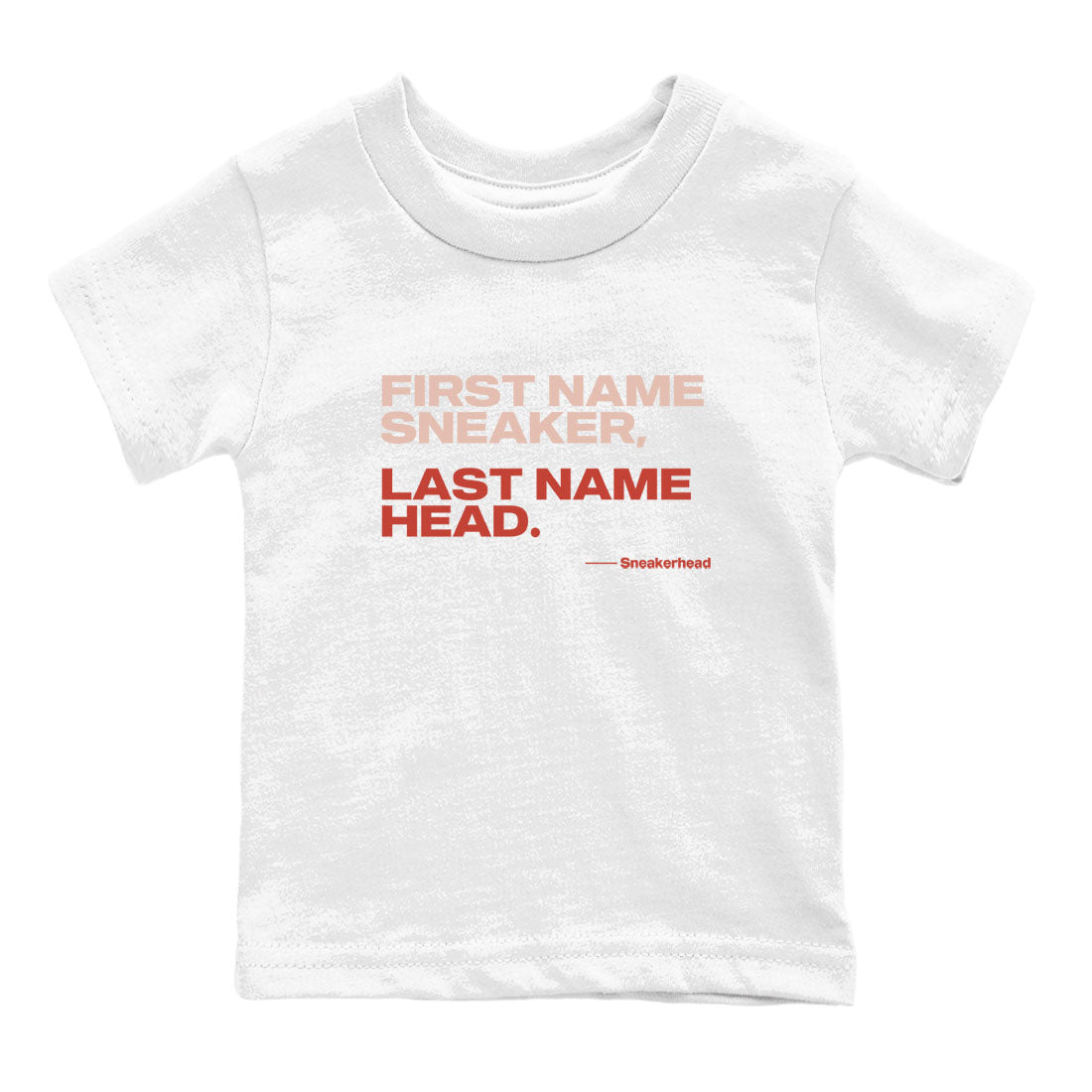 AJ13 Dune Red shirts to match jordans My Name Is Sneakerhead sneaker match tees Air Jordan 13 Dune Red SNRT Sneaker Tees streetwear brand Baby and Youth White 2 cotton tee