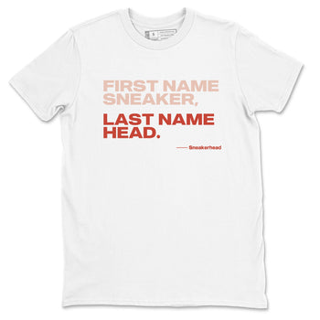AJ13 Dune Red shirts to match jordans My Name Is Sneakerhead sneaker match tees Air Jordan 13 Dune Red SNRT Sneaker Tees streetwear brand White 2 unisex cotton tee