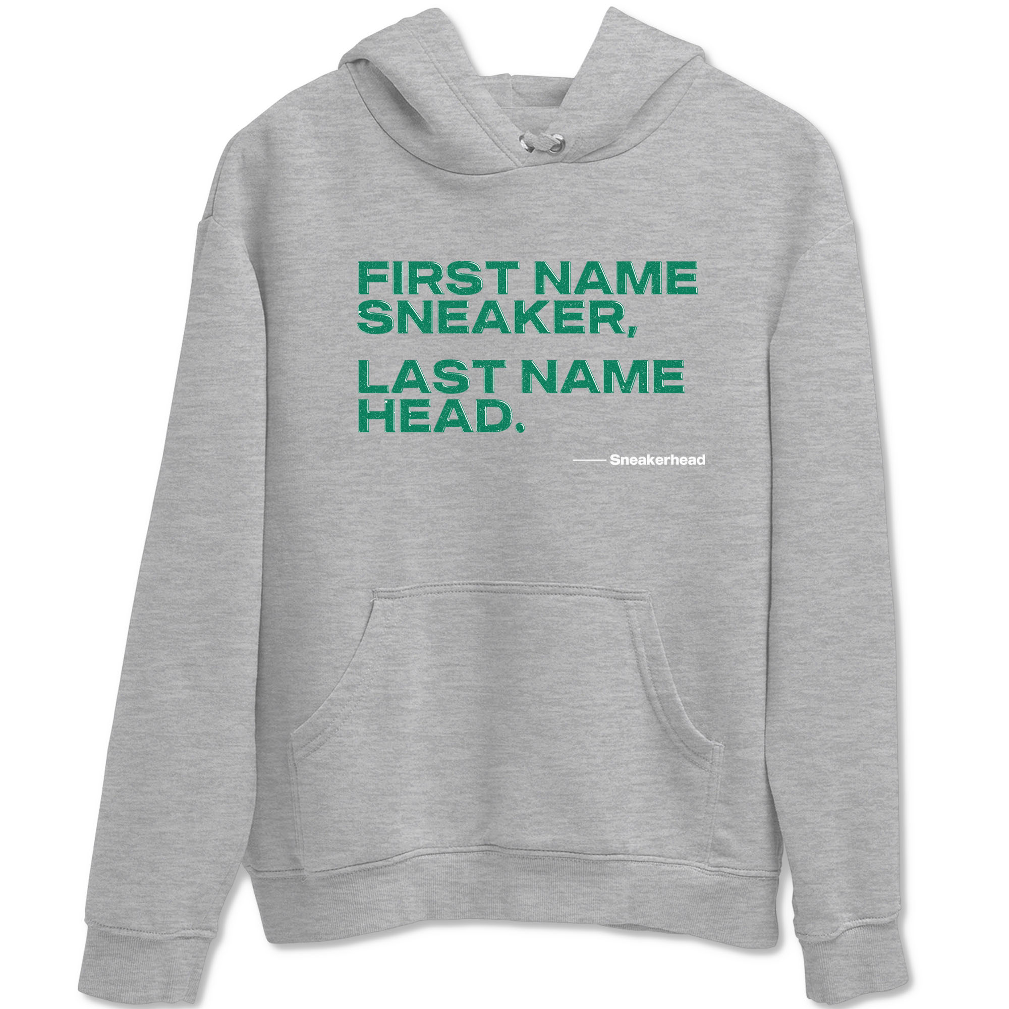 4s Oxidized Green shirts to match jordans My Name Is Sneakerhead sneaker match tees Air Jordan 4 Oxidized Green SNRT Sneaker Tees streetwear brand Heather Grey 2 unisex cotton tee
