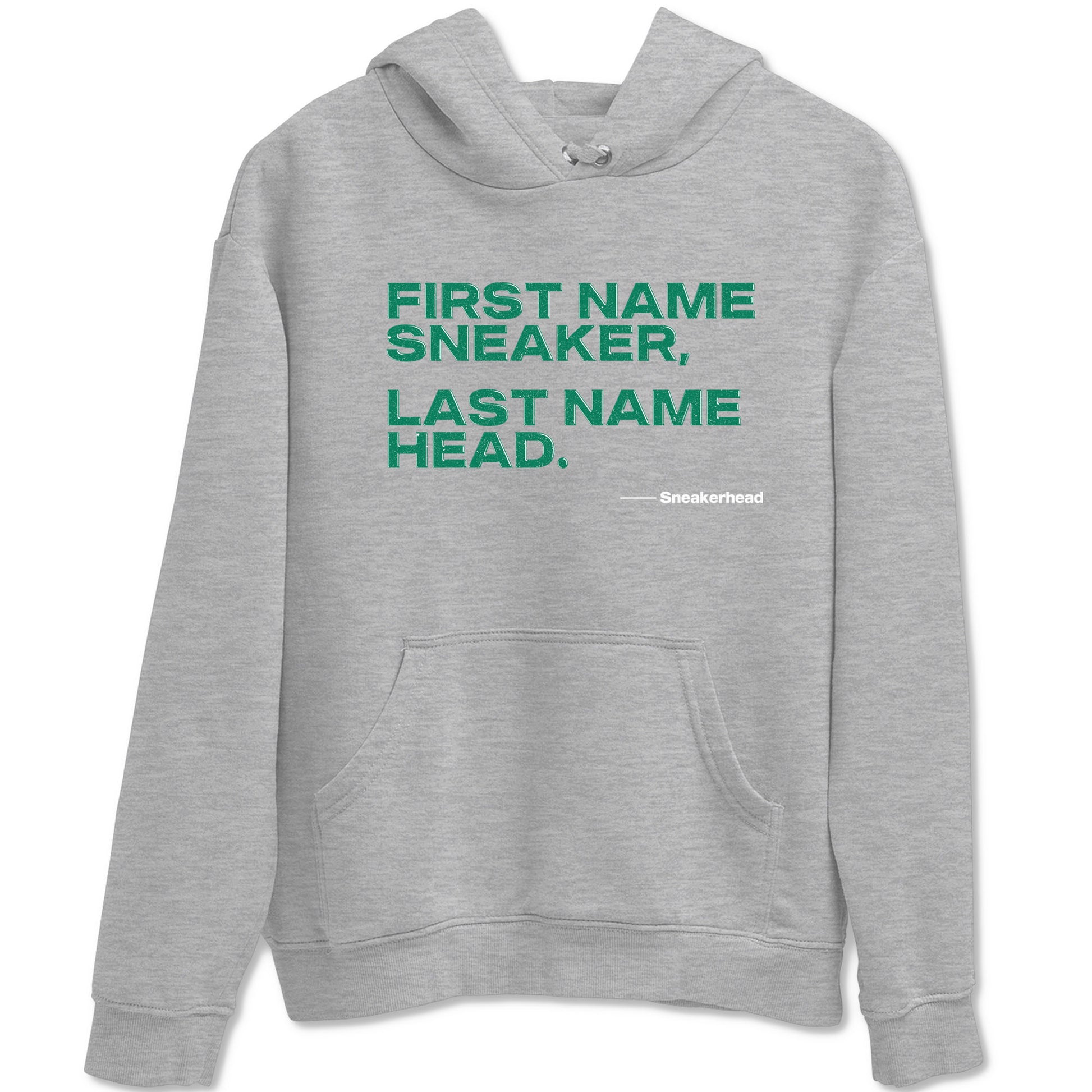 4s Oxidized Green shirts to match jordans My Name Is Sneakerhead sneaker match tees Air Jordan 4 Oxidized Green SNRT Sneaker Tees streetwear brand Heather Grey 2 unisex cotton tee