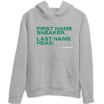 4s Oxidized Green shirts to match jordans My Name Is Sneakerhead sneaker match tees Air Jordan 4 Oxidized Green SNRT Sneaker Tees streetwear brand Heather Grey 2 unisex cotton tee