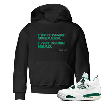 4s Oxidized Green shirts to match jordans My Name Is Sneakerhead sneaker match tees Air Jordan 4 Oxidized Green SNRT Sneaker Tees streetwear brand Baby and Youth Black 1 cotton tee