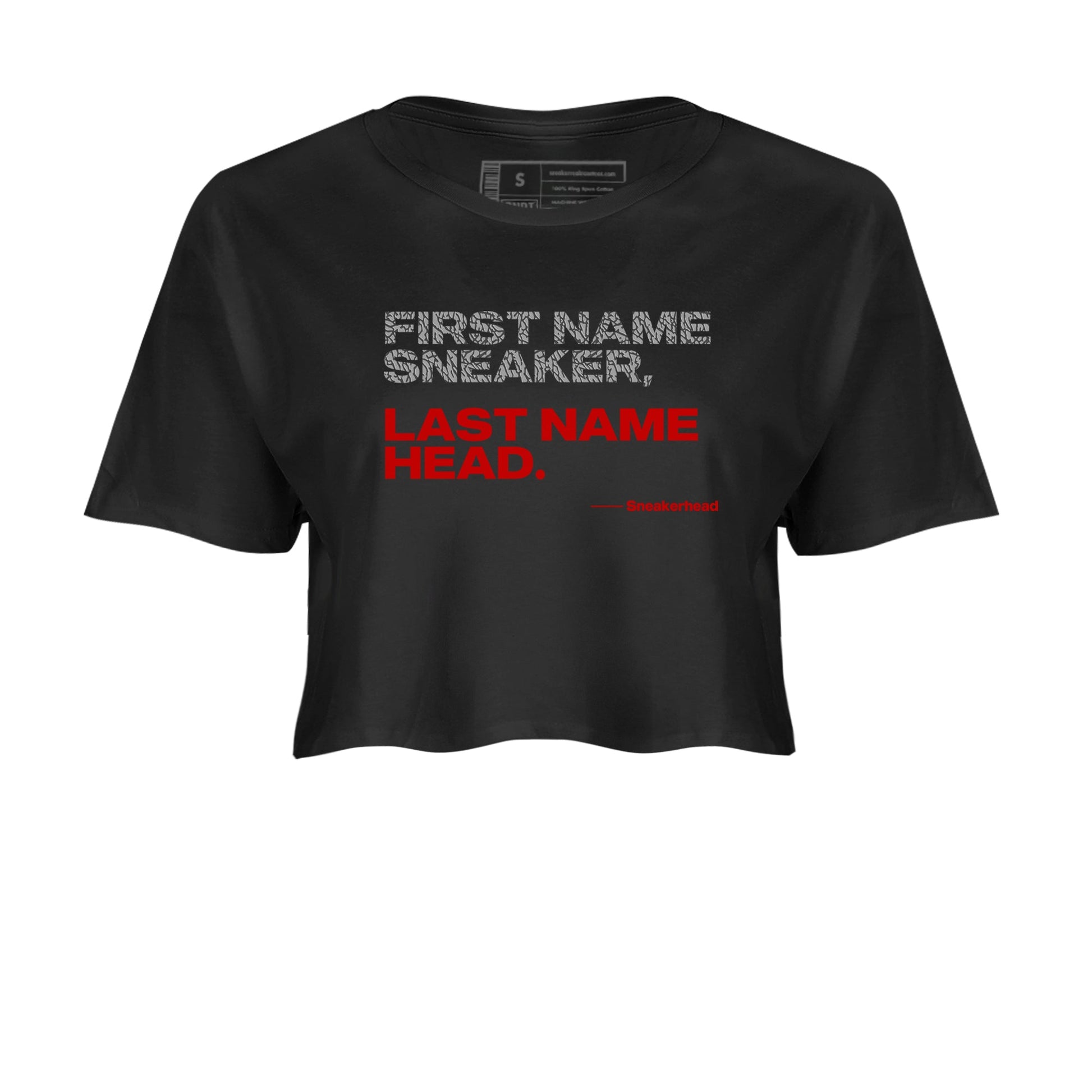 Jordan 3 Retro Cement Grey shirts to match jordans My Name Is Sneakerhead sneaker match tees 3 Cement Grey SNRT Sneaker Release Tees unisex cotton Black 2 Crop Shirts