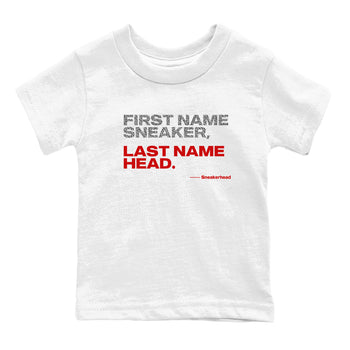 Jordan 3 Retro Cement Grey shirts to match jordans My Name Is Sneakerhead sneaker match tees 3 Cement Grey SNRT Sneaker Release Tees Youth Baby White 2 crew neck shirts