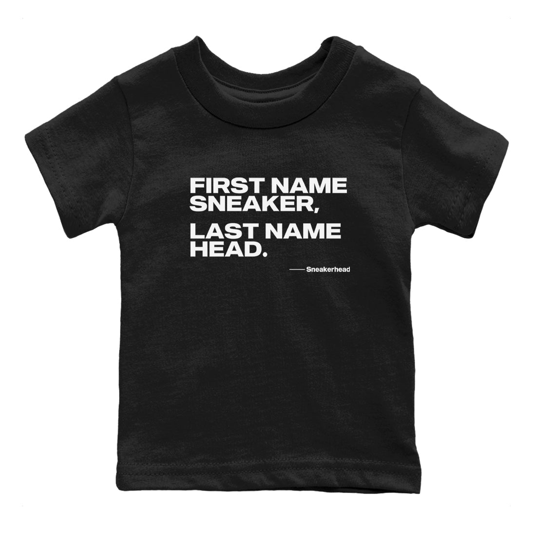 4s White Thunder shirts to match jordans My Name Is Sneakerhead sneaker match tees Air Jordan 4 White Thunder SNRT Sneaker Tees streetwear brand Baby and Youth Black 2 cotton tee