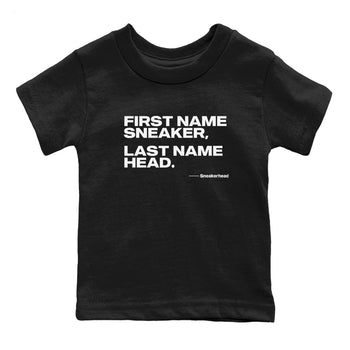 4s White Thunder shirts to match jordans My Name Is Sneakerhead sneaker match tees Air Jordan 4 White Thunder SNRT Sneaker Tees streetwear brand Baby and Youth Black 2 cotton tee