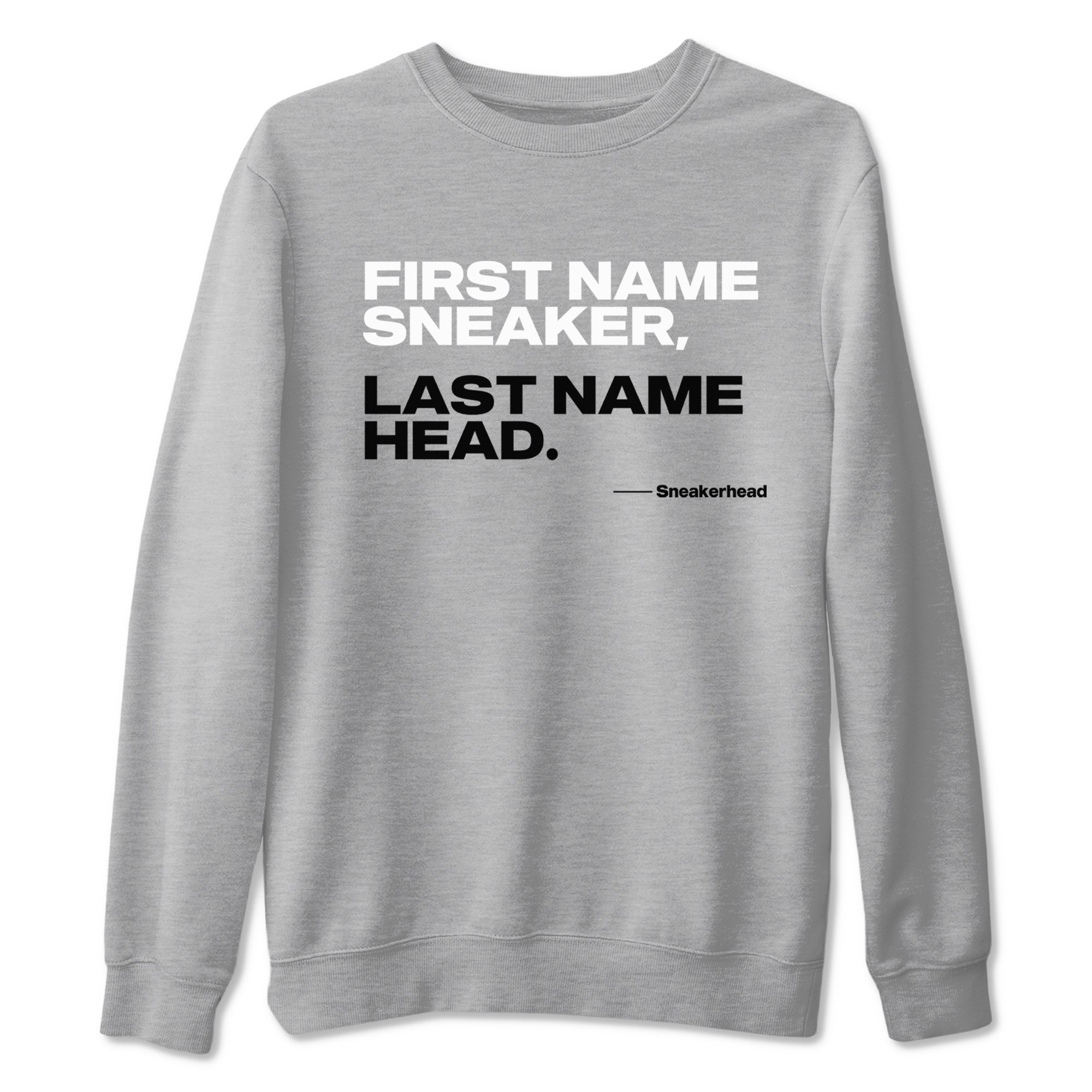 4s White Thunder shirts to match jordans My Name Is Sneakerhead sneaker match tees Air Jordan 4 White Thunder SNRT Sneaker Tees streetwear brand Heather Grey 2 unisex cotton tee