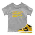 Dunk High Pollen Shirts To Match Jordans My Name Is Sneakerhead sneaker match tees Dunk High Iowa Tee SNRT Sneaker Release Tees Youth Baby Heather Grey 1 crew neck shirts