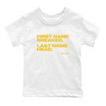 Dunk High Pollen Shirts To Match Jordans My Name Is Sneakerhead sneaker match tees Dunk High Iowa Tee SNRT Sneaker Release Tees Youth Baby White 2 crew neck shirts