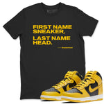 Dunk High Pollen Shirts To Match Jordans My Name Is Sneakerhead sneaker match tees Dunk High Iowa Tee SNRT Sneaker Release Tees unisex cotton Black 1 crew neck shirts