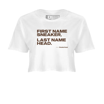 Yeezy Slide Flax shirts to match jordans My Name Is Sneakerhead sneaker match tees Yeezy Slide Flax SNRT Sneaker Tees streetwear brand White 2 crop tee
