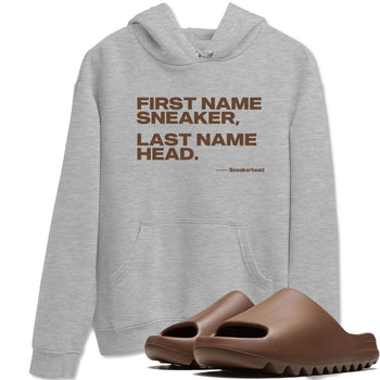 Yeezy Slide Flax shirts to match jordans My Name Is Sneakerhead sneaker match tees Yeezy Slide Flax SNRT Sneaker Tees streetwear brand Heather Grey 1 unisex cotton tee
