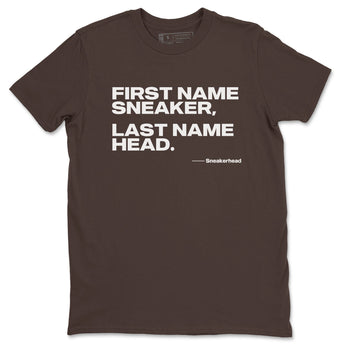 Yeezy Slide Flax shirts to match jordans My Name Is Sneakerhead sneaker match tees Yeezy Slide Flax SNRT Sneaker Tees streetwear brand Dark Chocolate 2 unisex cotton tee