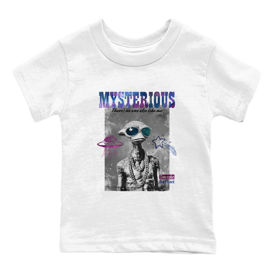 Foams One Galaxy shirts to match jordans Mysterious Dude best t shirts to wear with jordans Air Foamposite One Galaxy match shoes to clothes SNRT Sneaker Tees Youth Baby White 2 tee