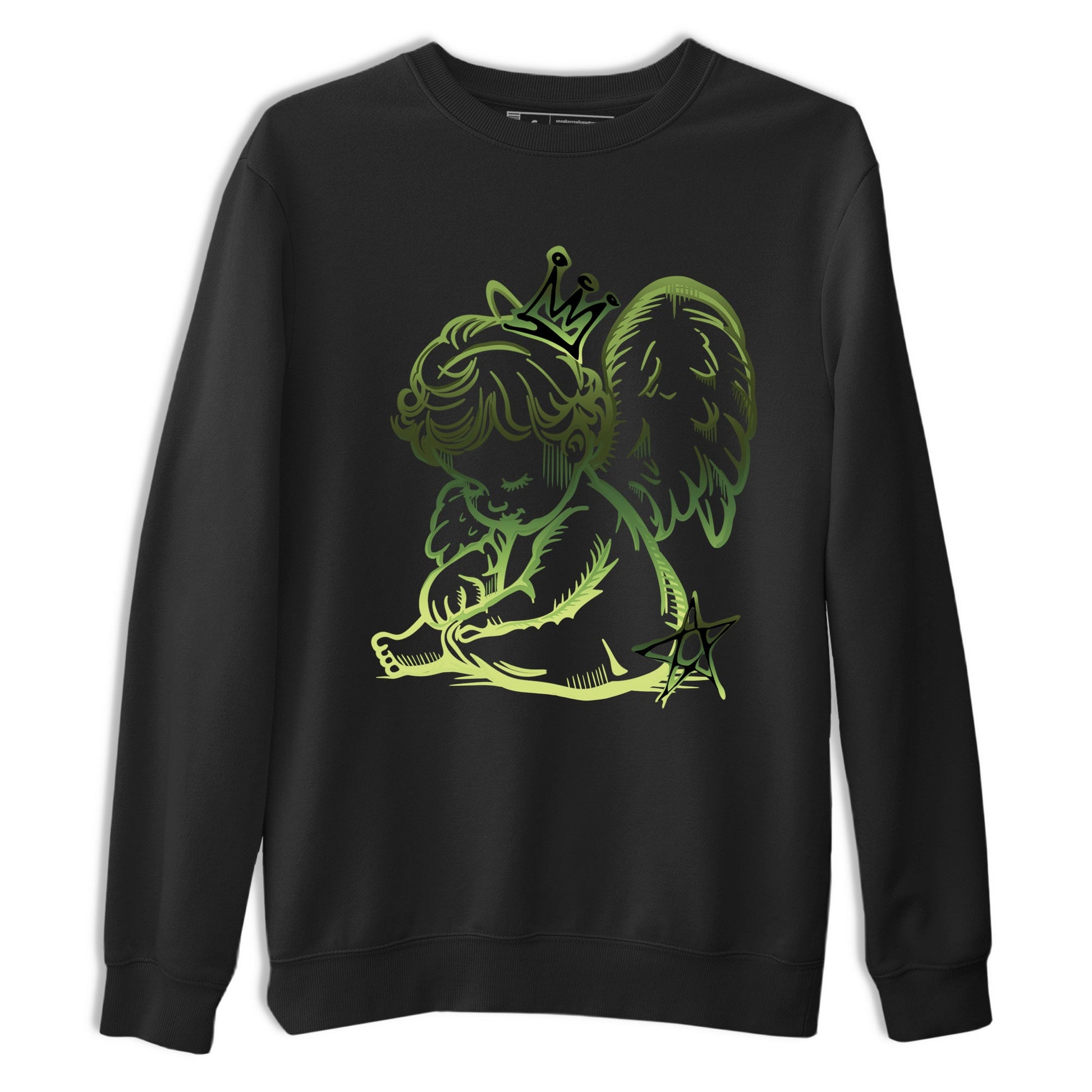 Sneaker match tees – Sneaker Tees To Match Air Foamposite One Pine Green Shoes – Neon Angel Tee Black 2