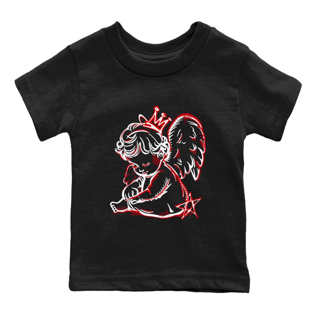 1s '85 Bred shirts to match jordans Neon Angel best t shirts to wear with jordans AJ1 Retro High OG '85 Bred match shoes to clothes SNRT Sneaker Tees Youth Baby Black 2 tee