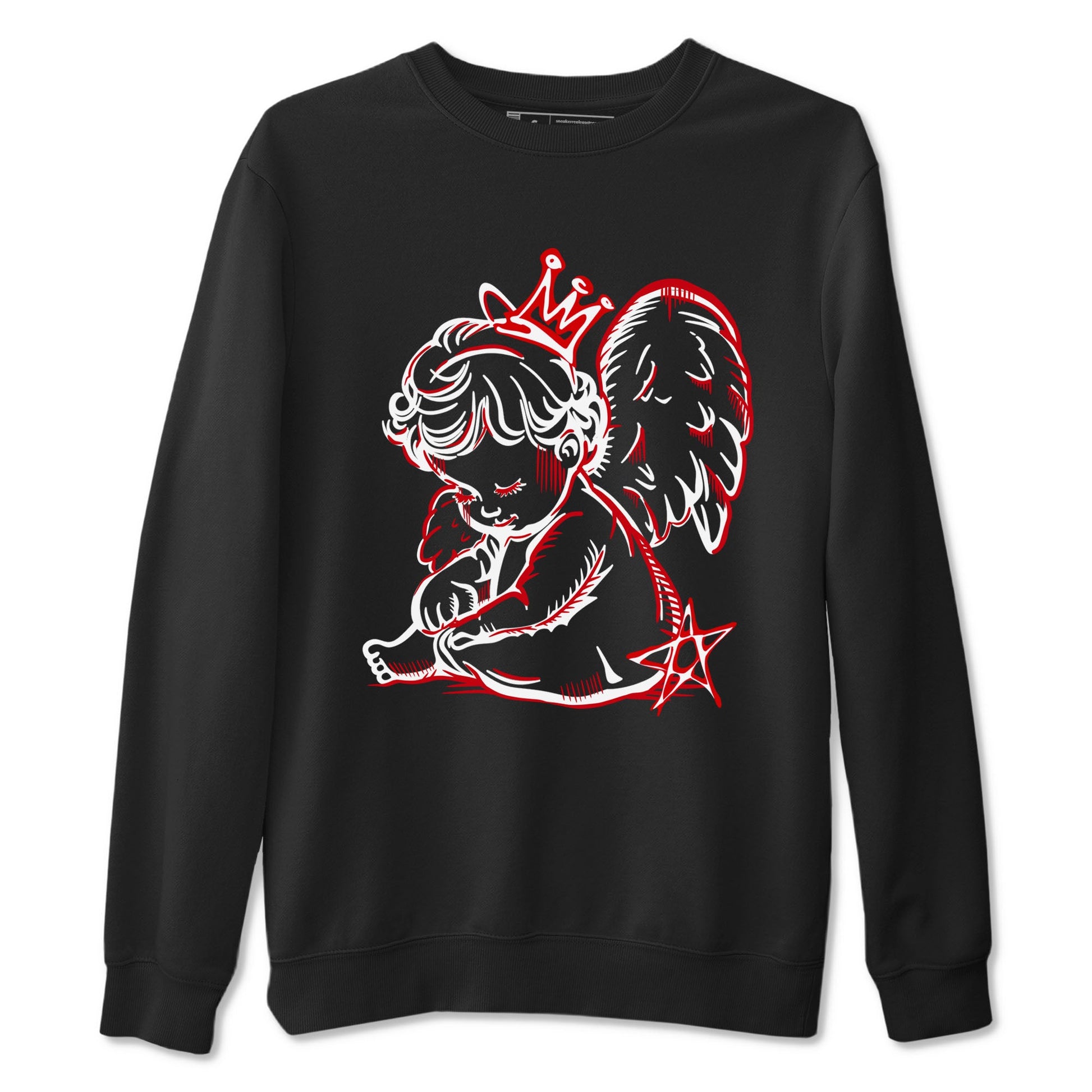 1s '85 Bred shirts to match jordans Neon Angel best t shirts to wear with jordans AJ1 Retro High OG '85 Bred match shoes to clothes SNRT Sneaker Tees unisex cotton Black 2 shirts