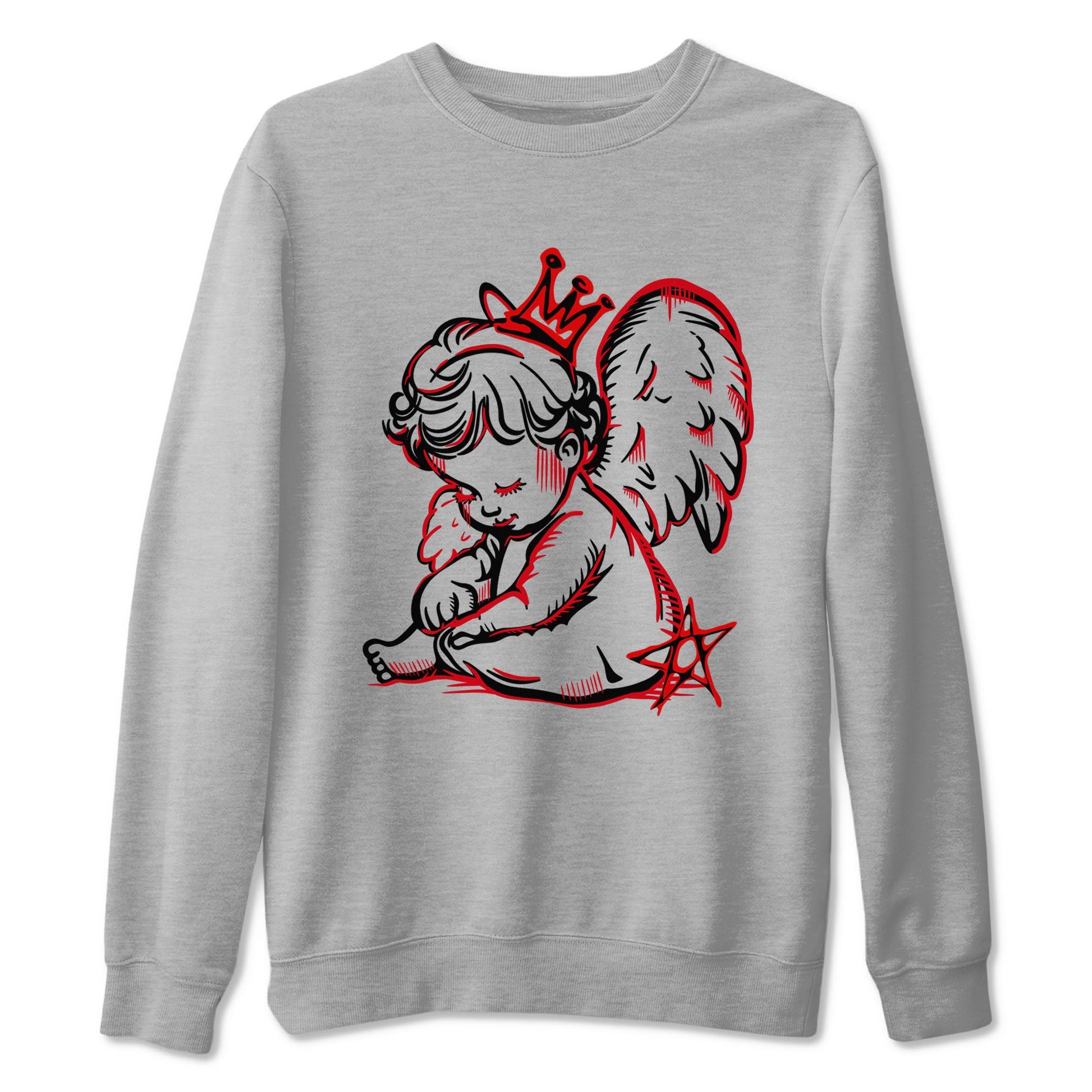 1s '85 Bred shirts to match jordans Neon Angel best t shirts to wear with jordans AJ1 Retro High OG '85 Bred match shoes to clothes SNRT Sneaker Tees unisex cotton Heather Grey 2 shirts