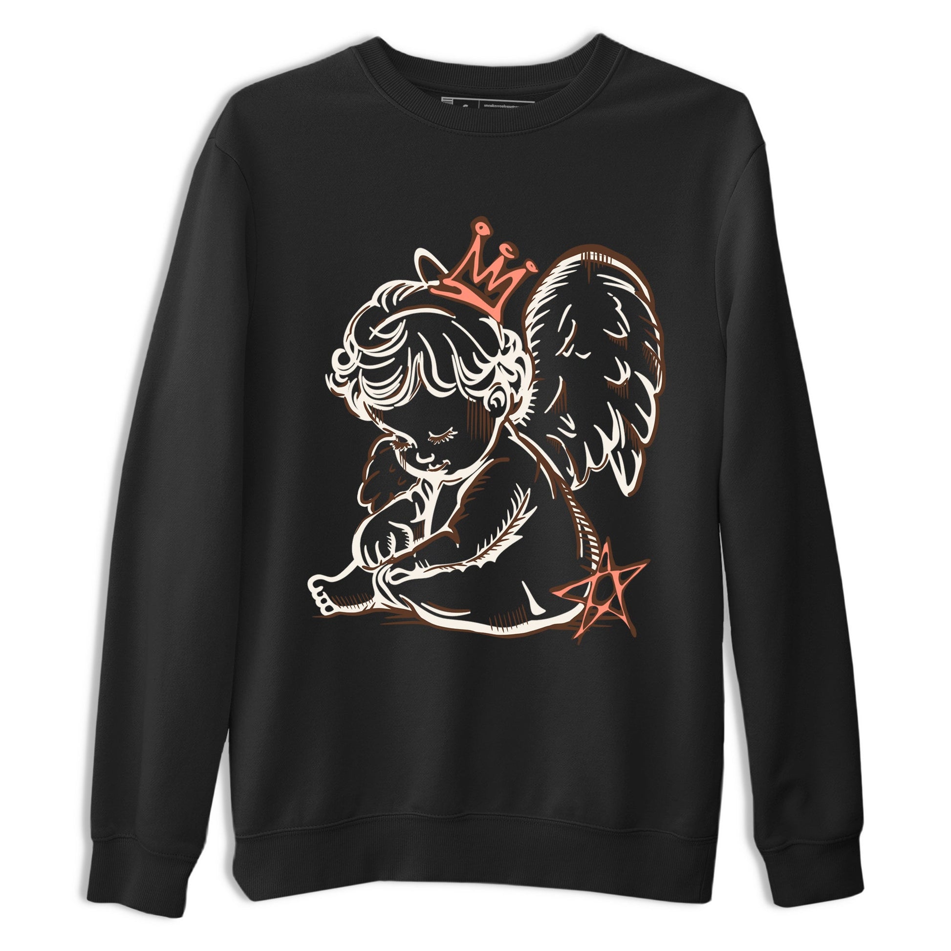 Sneaker match tees – Sneaker Tees To Match Air Jordan 1 Baroque Brown Shoes – Neon Angel Tee Black 2