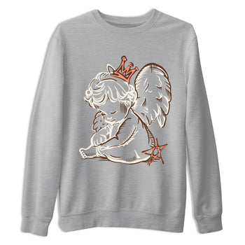 Sneaker match tees – Sneaker Tees To Match Air Jordan 1 Baroque Brown Shoes – Neon Angel Tee Heather Grey 2