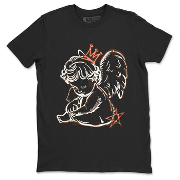 Sneaker match tees – Sneaker Tees To Match Air Jordan 1 Baroque Brown Shoes – Neon Angel Tee Black 2