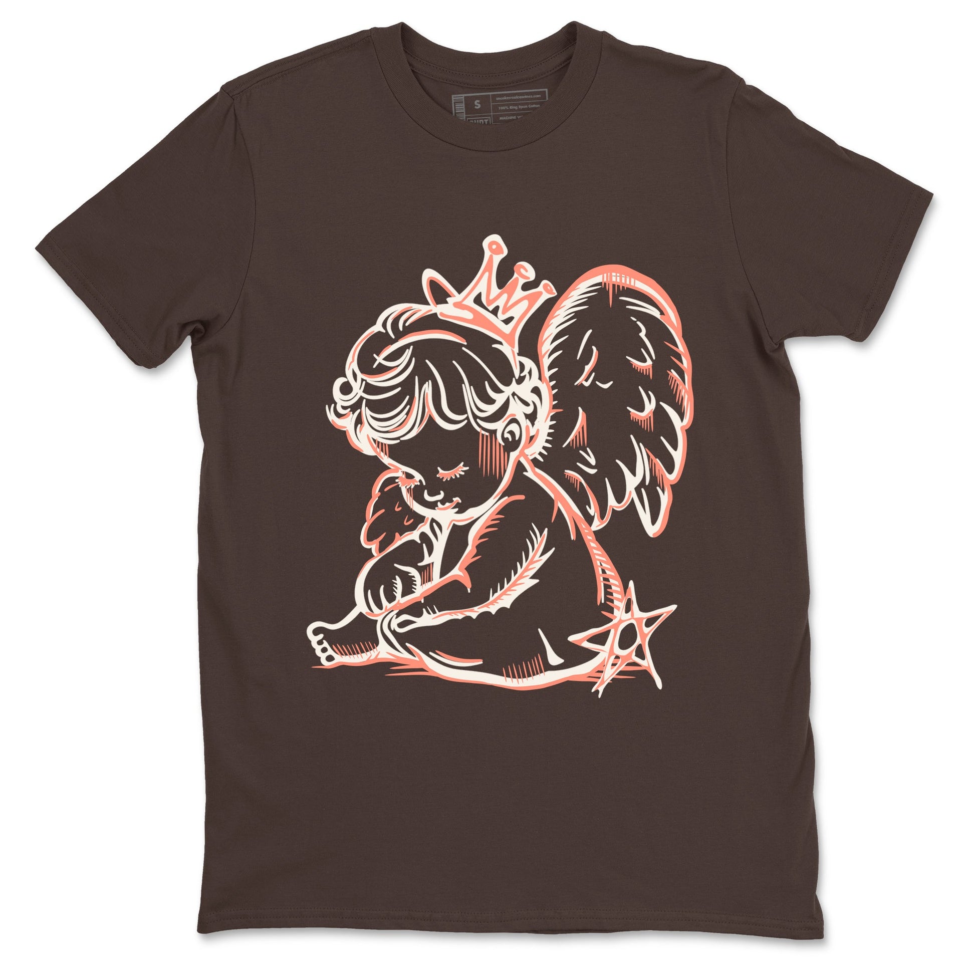 Sneaker match tees – Sneaker Tees To Match Air Jordan 1 Baroque Brown Shoes – Neon Angel Tee Dark Chocolate 2