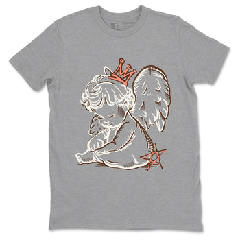 Sneaker match tees – Sneaker Tees To Match Air Jordan 1 Baroque Brown Shoes – Neon Angel Tee Heather Grey 2