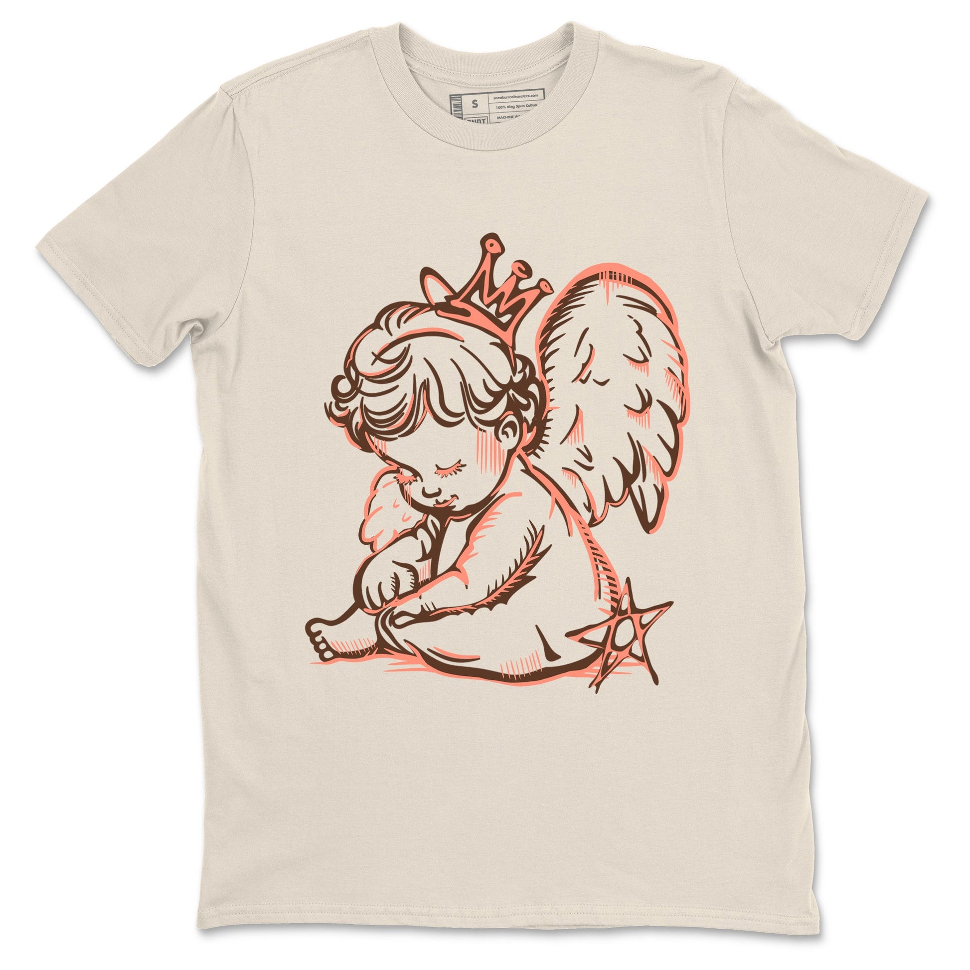 Sneaker match tees – Sneaker Tees To Match Air Jordan 1 Baroque Brown Shoes – Neon Angel Tee Natural 2