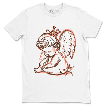 Sneaker match tees – Sneaker Tees To Match Air Jordan 1 Baroque Brown Shoes – Neon Angel Tee White 2