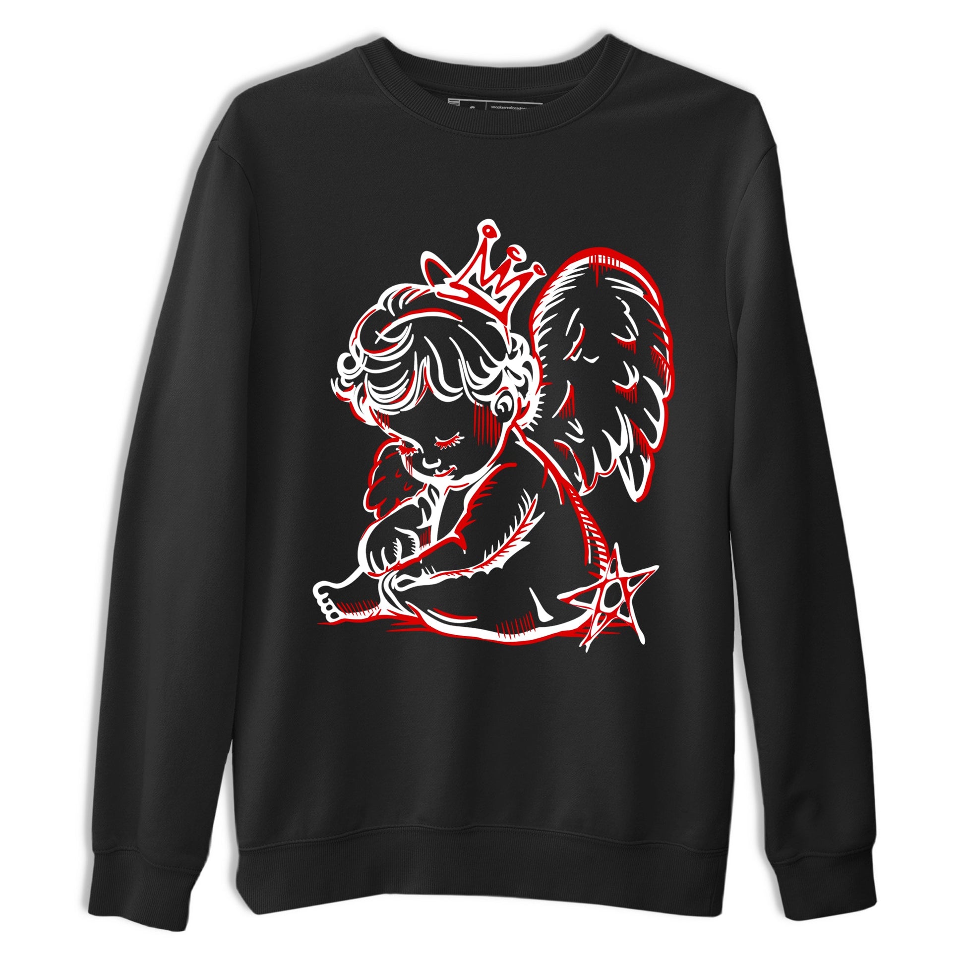 Best Sneakerfit graphic tee – Sneaker Tees To Match Air Jordan 1 Low Chicago Sneakers – Neon Angel Tee Black 2