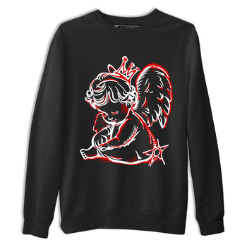 Best Sneakerfit graphic tee – Sneaker Tees To Match Air Jordan 1 Low Chicago Sneakers – Neon Angel Tee Black 2