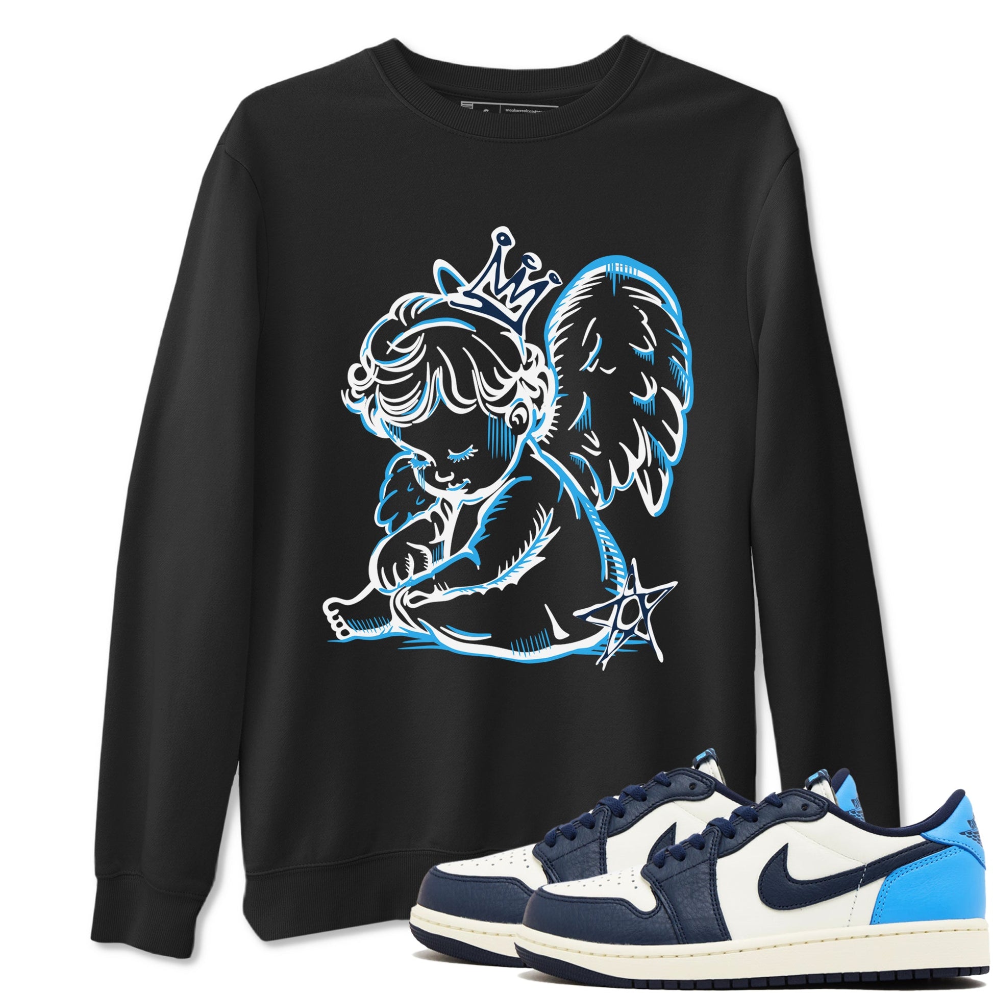 1s Obsidian shirts to match jordans Neon Angel shirts to match Jordans AJ1 Retro Low OG Obsidian match shoes to clothes SNRT Sneaker Tees unisex cotton Black 1 shirts