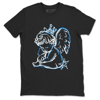 Sneaker match tees – Sneaker Tees To Match Air Jordan 1 Travis Scott Fragment Shoes – Neon Angel Tee Black 2