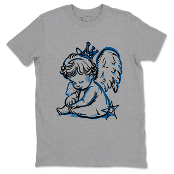 Sneaker match tees – Sneaker Tees To Match Air Jordan 1 Travis Scott Fragment Shoes – Neon Angel Tee Heather Grey 2