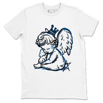 Sneaker match tees – Sneaker Tees To Match Air Jordan 1 Travis Scott Fragment Shoes – Neon Angel Tee White 2