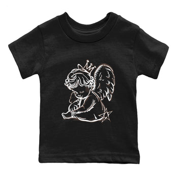 1s Travis Scott Velvet Brown shirts to match jordans Neon Angel best t shirts to wear with jordans Travis Scott x Air Jordan 1 Low OG Velvet Brown match shoes to clothes SNRT Sneaker Tees Youth Baby Black 2 tee