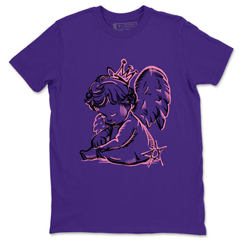 Sneaker match tees – Sneaker Tees To Match Air Jordan 11 Canyon Purple Shoes – Neon Angel Tee Purple 2