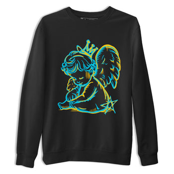 Sneaker Threads – Sneaker Tees To Match Air Jordan 11 Retro Gamma – Neon Angel Graphic Tee Black 2. Perfect for Jordan releases 2025 colorways.