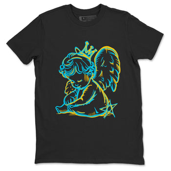 Sneaker Threads – Sneaker Tees To Match Air Jordan 11 Retro Gamma – Neon Angel Graphic Tee Black 2. Perfect for Jordan releases 2025 colorways.