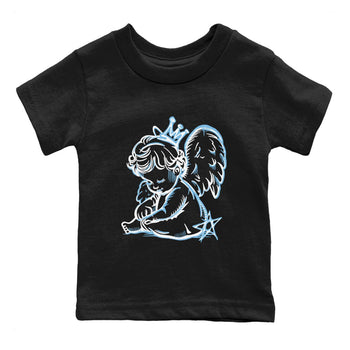 11s Legend Blue shirts to match jordans Neon Angel best t shirts to wear with jordans AJ11 Retro Legend Blue match shoes to clothes SNRT Sneaker Tees Youth Baby Black 2 tee
