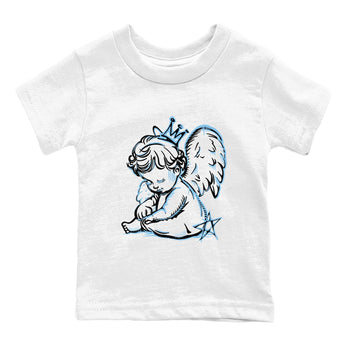 11s Legend Blue shirts to match jordans Neon Angel best t shirts to wear with jordans AJ11 Retro Legend Blue match shoes to clothes SNRT Sneaker Tees Youth Baby White 2 tee