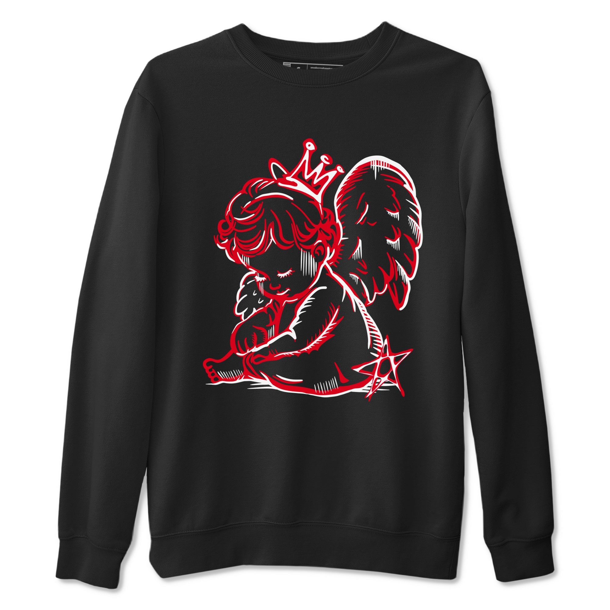 Air Jordan 12 Flu Game shirts to match jordans Neon Angel sneaker match tees Air Jordan 12 Flu Game match shoes to clothes SNRT Sneaker Tees unisex cotton Black 2 shirts