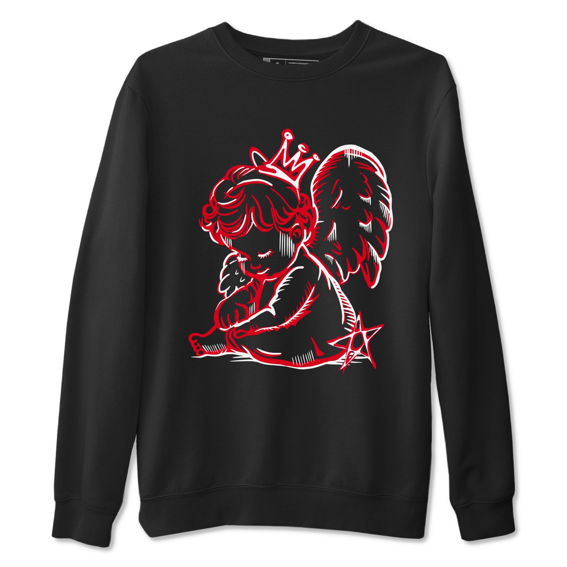 Air Jordan 12 Flu Game shirts to match jordans Neon Angel sneaker match tees Air Jordan 12 Flu Game match shoes to clothes SNRT Sneaker Tees unisex cotton Black 2 shirts