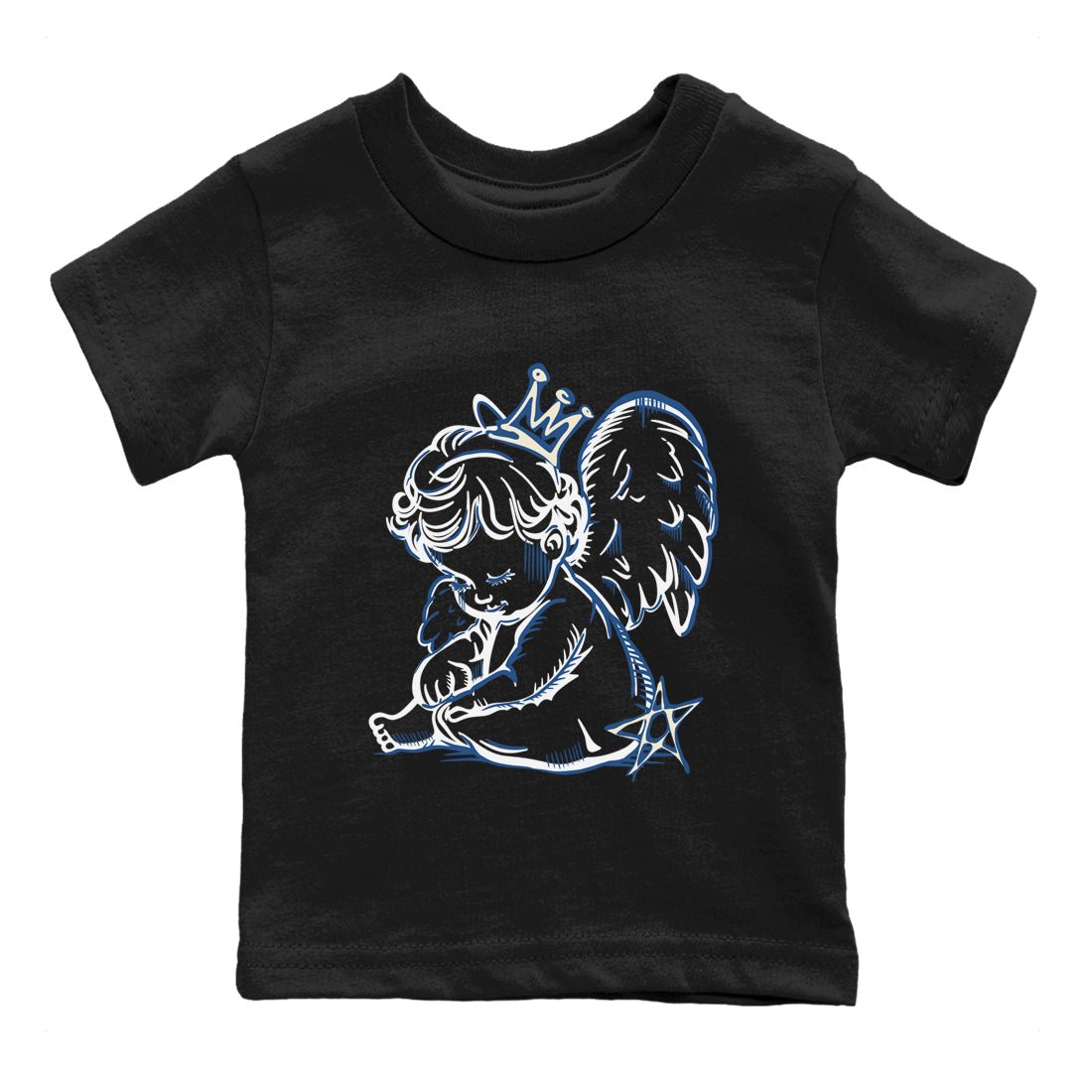 3s For The Love to match jordans Neon Angel sneaker match tees A Ma Maniere For The Love match shoes to clothes SNRT Sneaker Tees Youth Baby Black 2 tee
