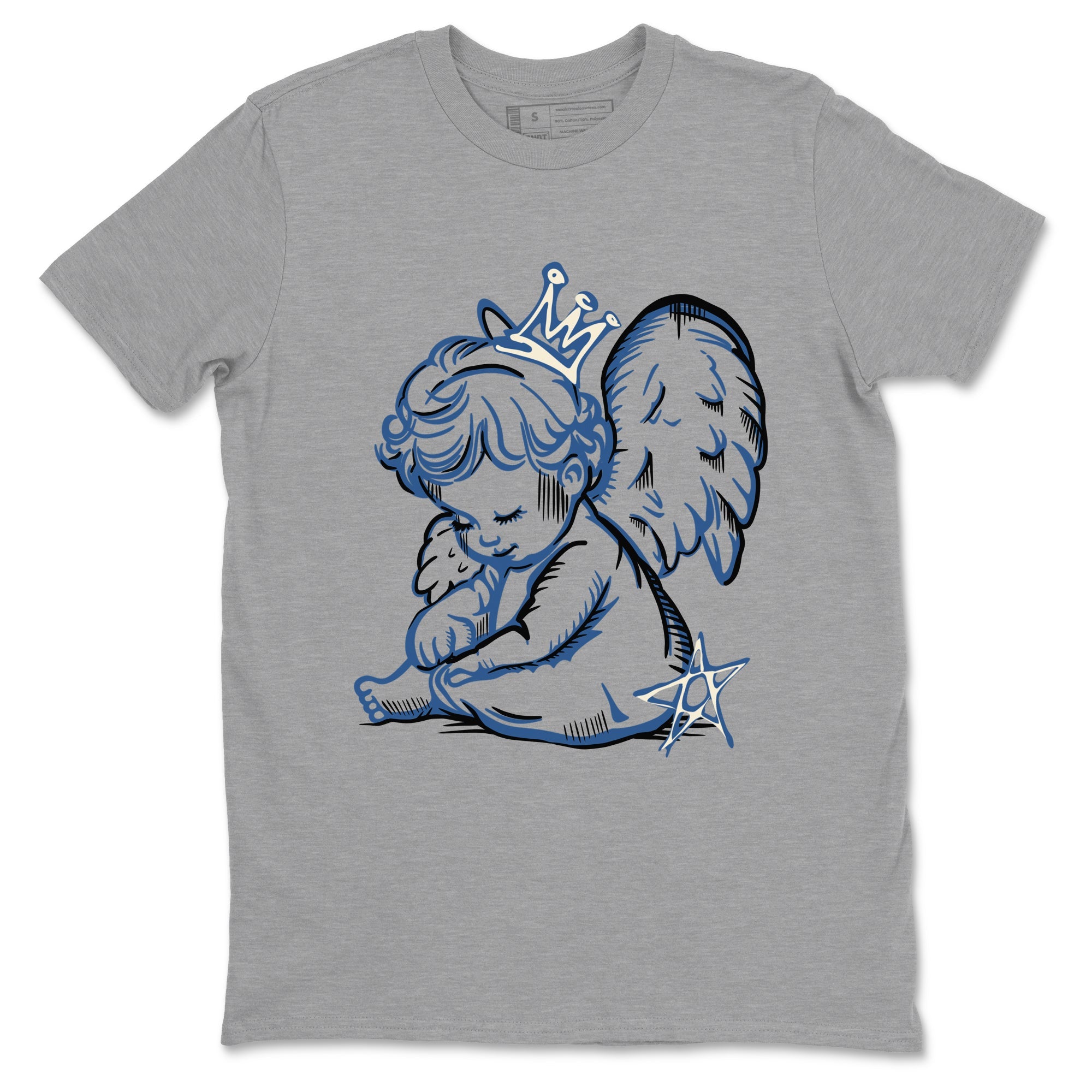 3s For The Love to match jordans Neon Angel sneaker match tees A Ma Maniere For The Love match shoes to clothes SNRT Sneaker Tees unisex cotton Heather Grey 2 shirts