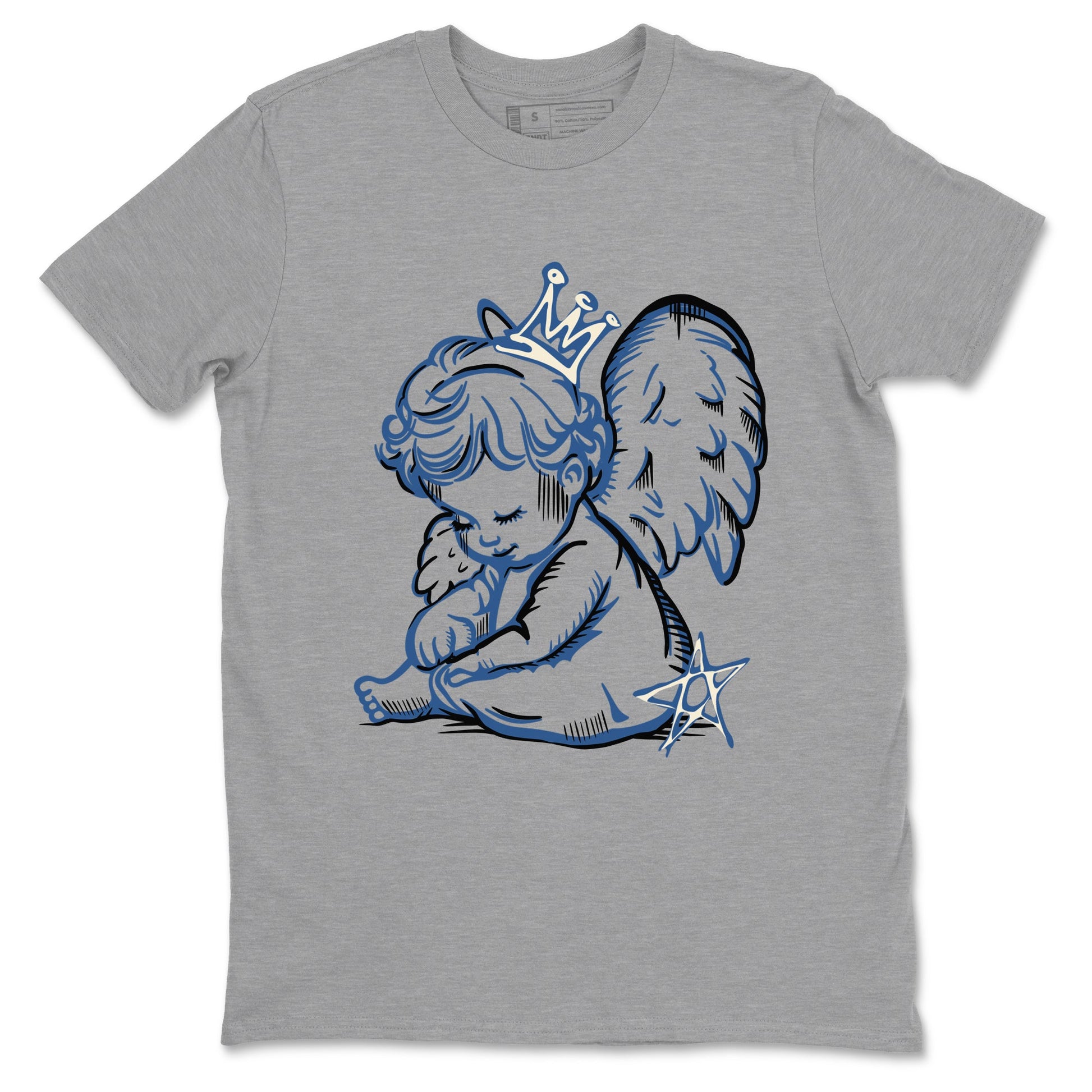 3s For The Love to match jordans Neon Angel sneaker match tees A Ma Maniere For The Love match shoes to clothes SNRT Sneaker Tees unisex cotton Heather Grey 2 shirts