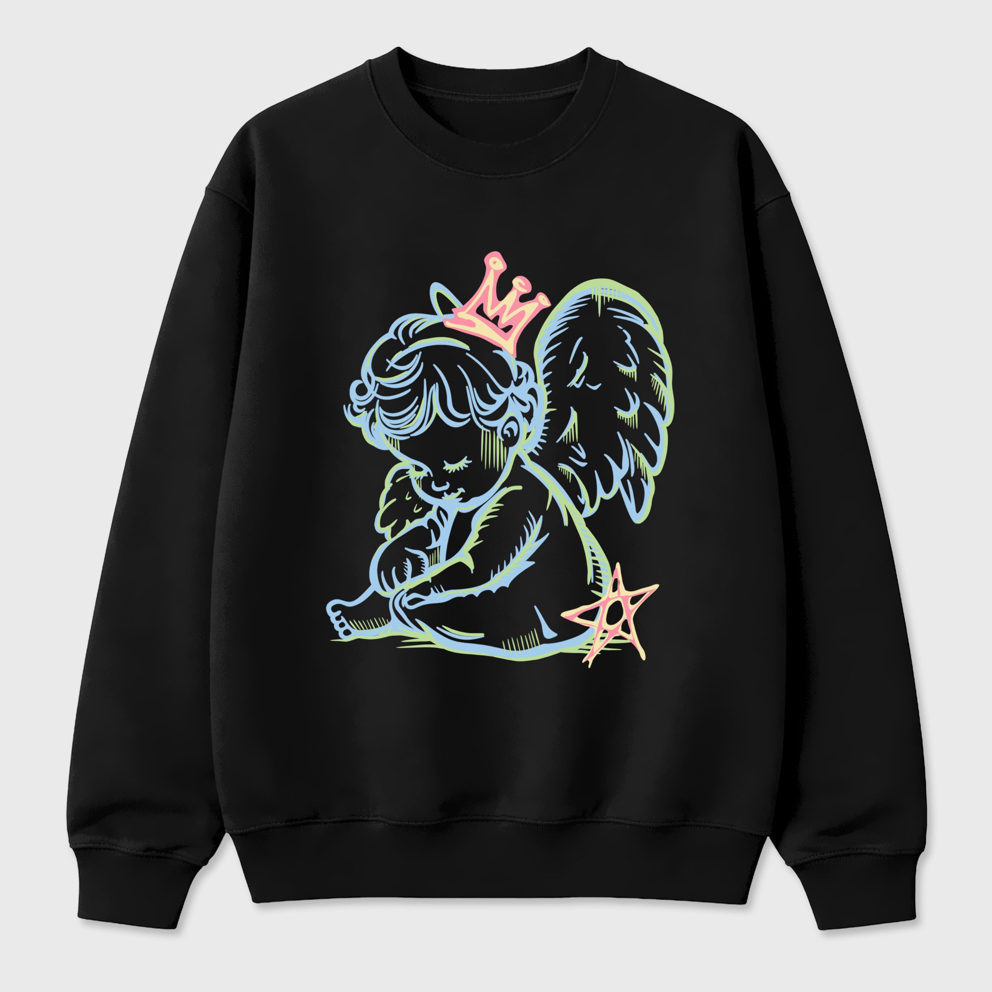 Sneaker match tees – Sneaker Tees To Match Air Jordan 3 Jade Aura Shoes – Neon Angel Tee Black 2